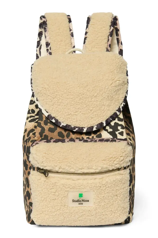 Studio Noos Studio Noos | Teddy Leopard | Mini Backpack Studio Noos Studio Noos | Teddy Leopard | Mini Backpack