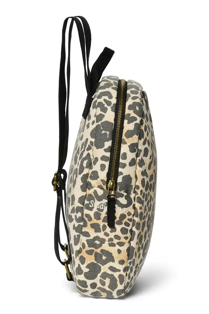 Studio Noos Studio Noos | Soft Cotton Leopard | Mini Backpack