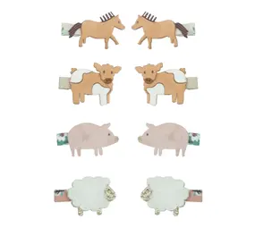 Mimi & Lula Mimi & Lula  | Farm Animal Mini Clips Mimi & Lula Mimi & Lula  | Farm Animal Mini Clips