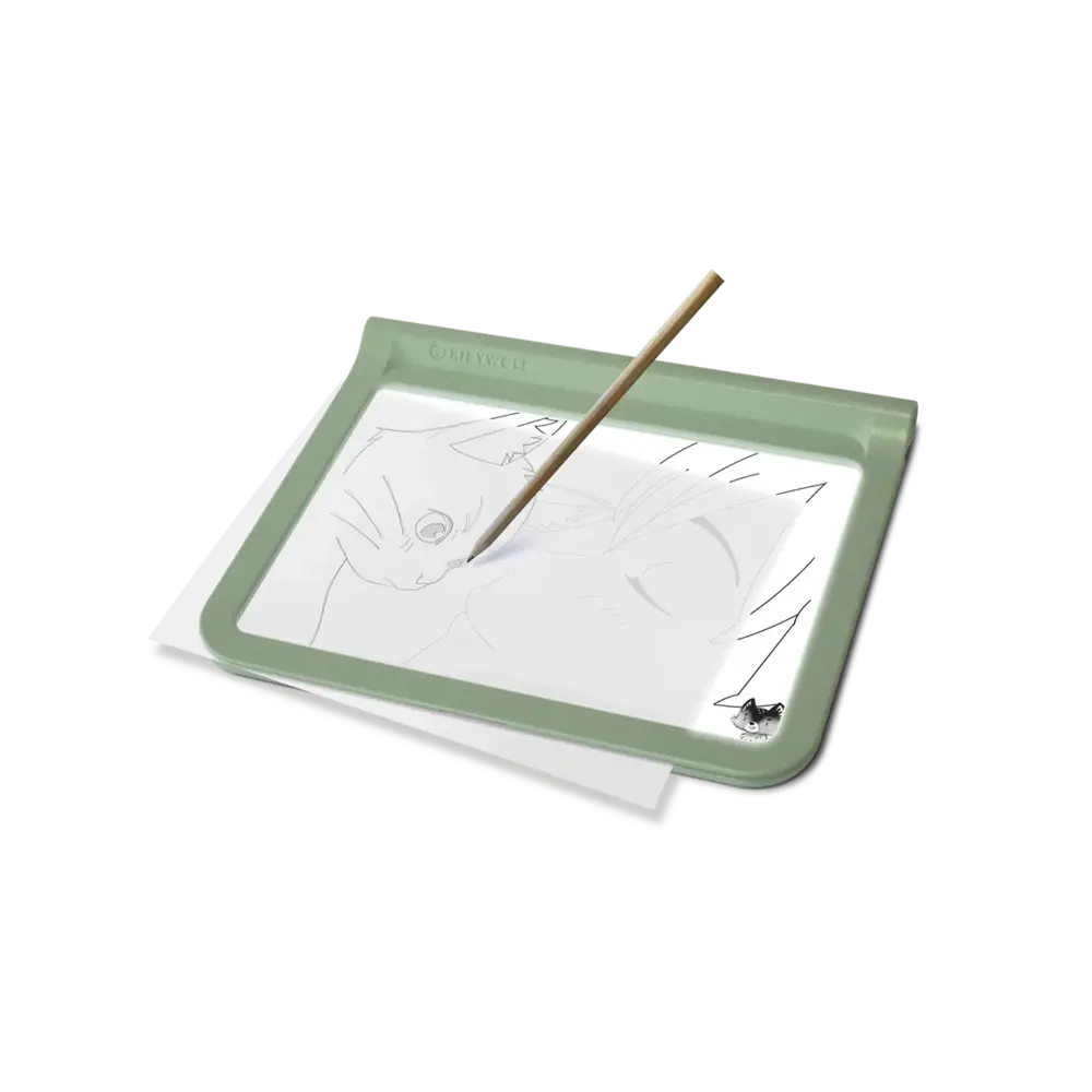 Kidywolf Kidywolf | Kidydraw Pro | Mobiele en lichtgevende tablet | Groen Kidywolf Kidywolf | Kidydraw Pro | Mobiele en lichtgevende tablet | Groen