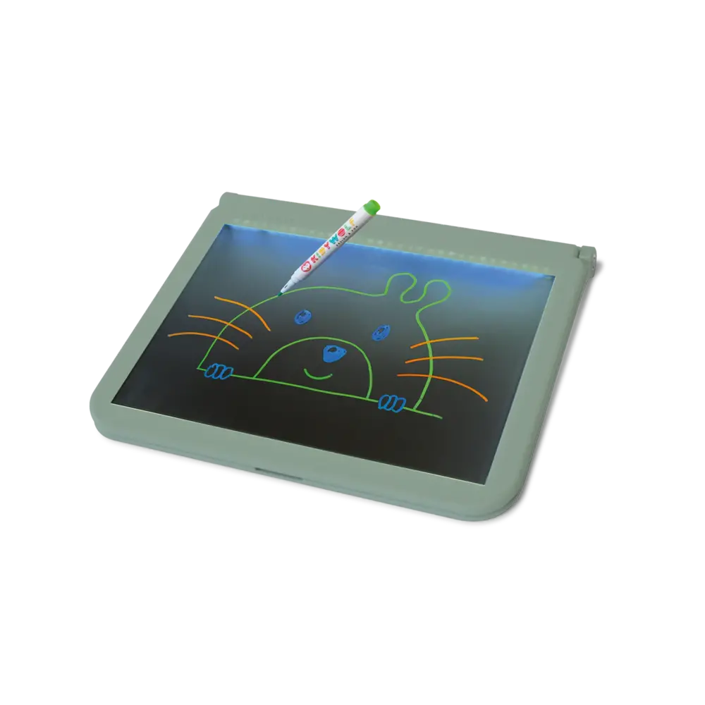 Kidywolf Kidywolf | Kidydraw Pro | Mobiele en lichtgevende tablet | Groen Kidywolf Kidywolf | Kidydraw Pro | Mobiele en lichtgevende tablet | Groen