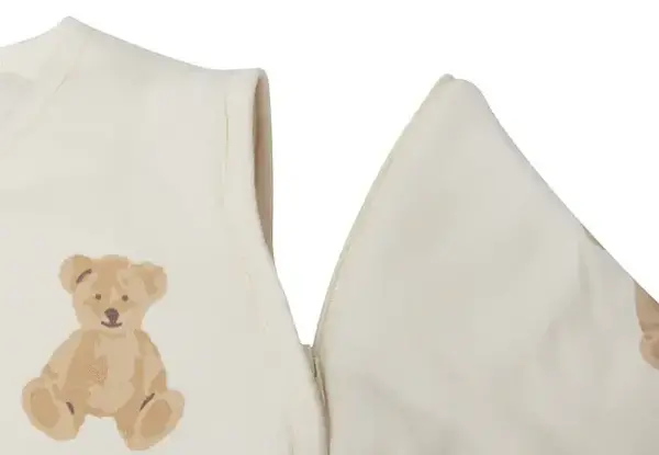 Jollein Jollein | Slaapzak met Afritsbare Mouw 90cm | Teddy Bear