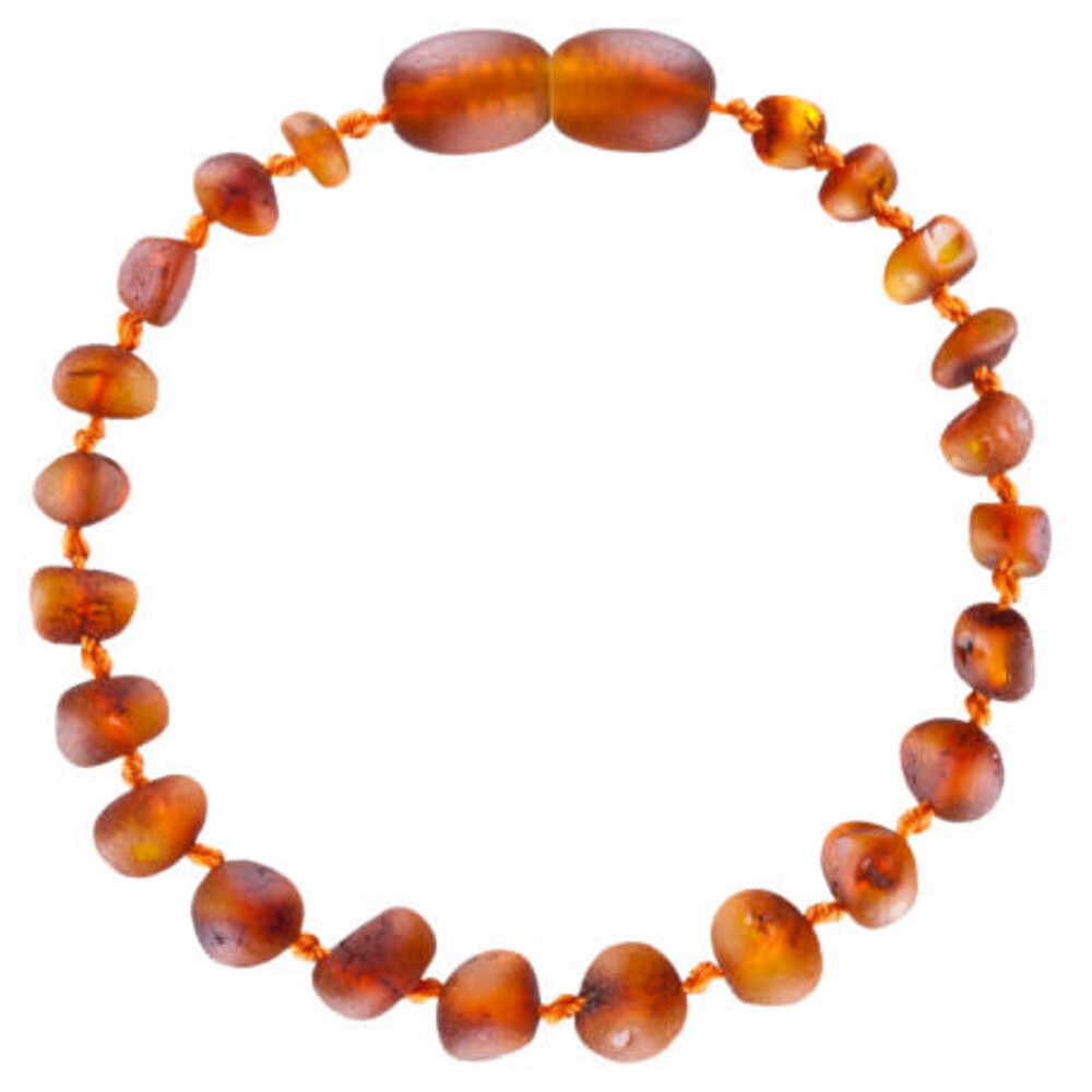 Barnsteen Barnsteen | Armband | Ruw | Baroque Cognac | 16 cm
