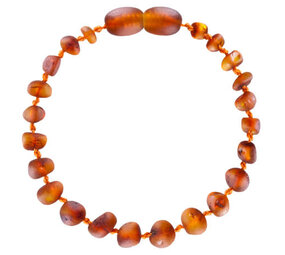 Barnsteen Barnsteen | Armband | Ruw | Baroque Cognac | 16 cm