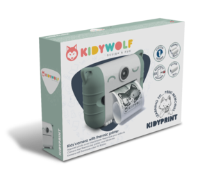 Kidywolf Kidywolf | Kidyprint | Fototoestel met thermische printer | Groen Kidywolf Kidywolf | Kidyprint | Fototoestel met thermische printer | Groen