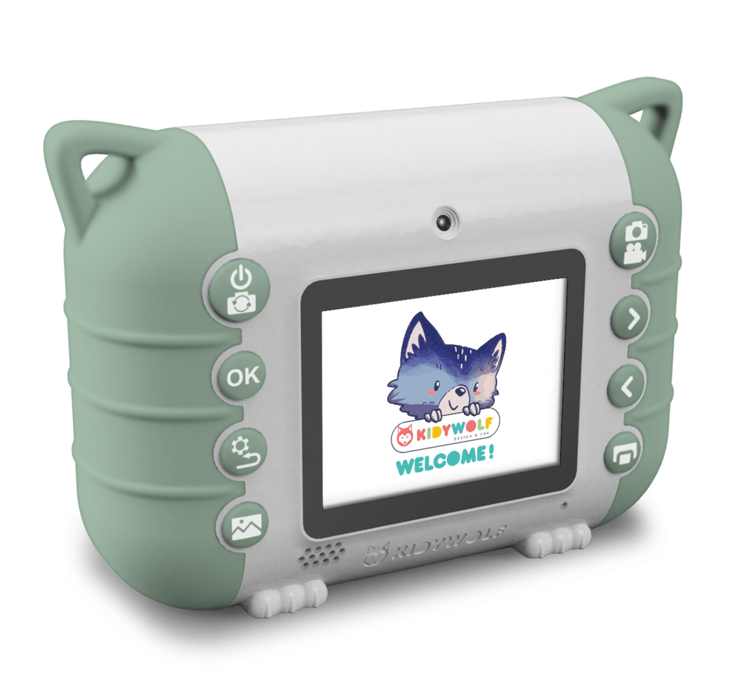 Kidywolf Kidywolf | Kidyprint | Fototoestel met thermische printer | Groen