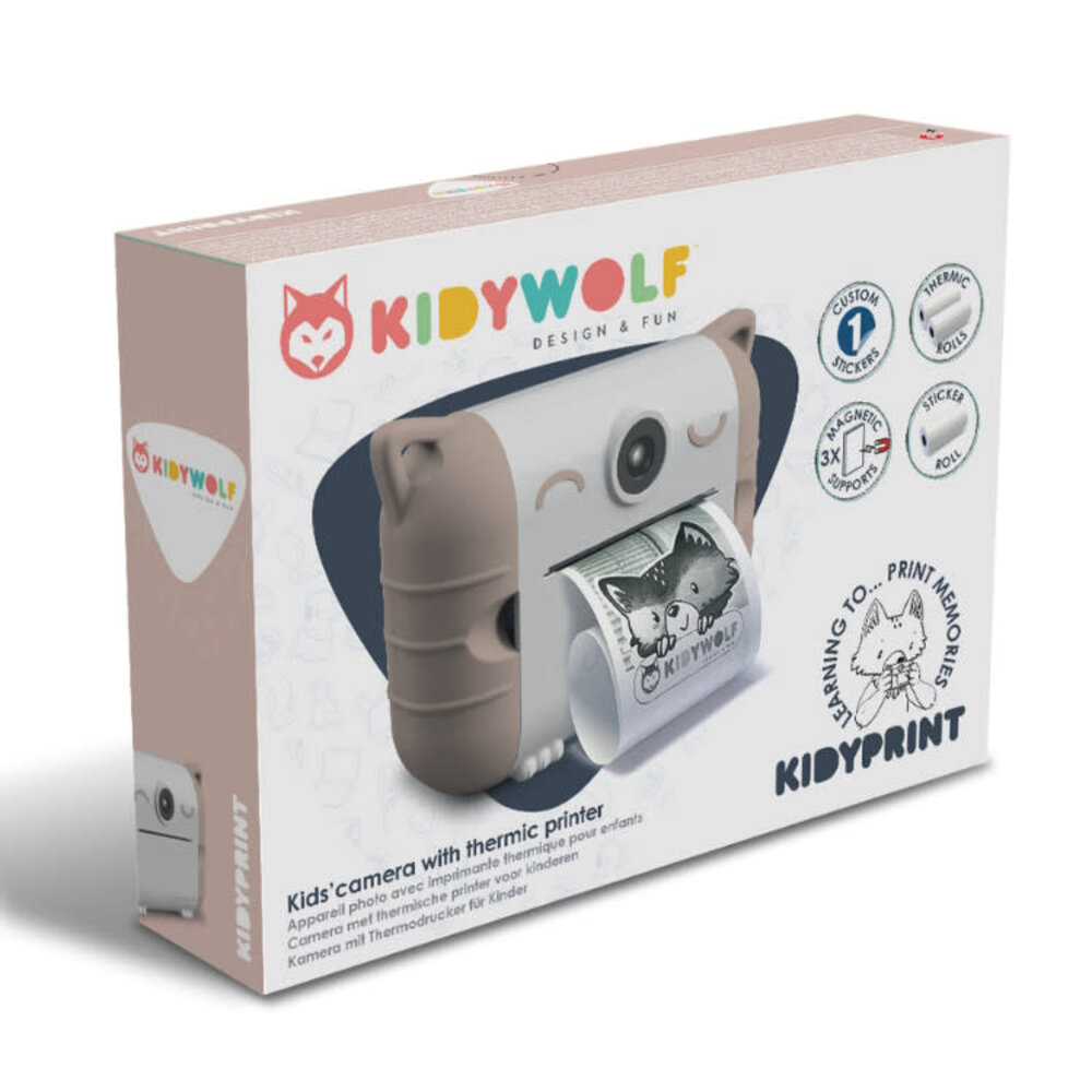 Kidywolf Kidywolf | Kidyprint | Fototoestel met thermische printer | Roze