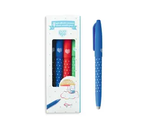 Djeco Djeco | 4 Klassieke uitwisbare pennen