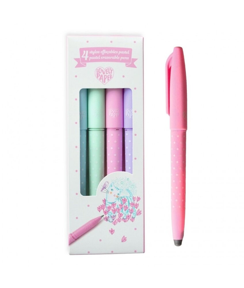 Djeco Djeco | 4 Uitwisbare pastelstiften Djeco Djeco | 4 Uitwisbare pastelstiften