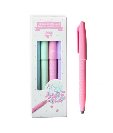 Djeco Djeco | 4 Uitwisbare pastelstiften Djeco Djeco | 4 Uitwisbare pastelstiften