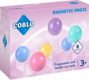 Coblo Coblo | Knikkerbaan Ballen | Pastel | 6 Stuks Coblo Coblo | Knikkerbaan Ballen | Pastel | 6 Stuks