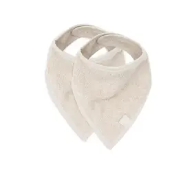 Jollein Jollein | Slab Bandana | Nougat | 2 Stuks Jollein Jollein | Slab Bandana | Nougat | 2 Stuks