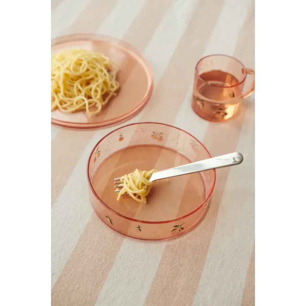 Liewood Liewood | Siva Printed Tritan Tableware Set | Peach / Sea shell