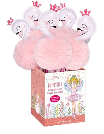 Prinses Lillifee | Neon roze potlood met figuurtje Prinses Lillifee | Neon roze potlood met figuurtje