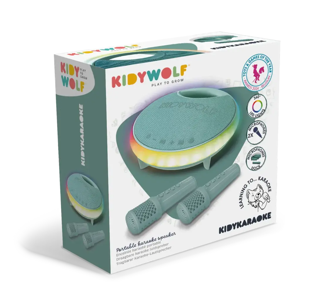 Kidywolf Kidywolf | Kidykaraoke | Draagbare karaoke luidspreker | Groen Kidywolf Kidywolf | Kidykaraoke | Draagbare karaoke luidspreker | Groen