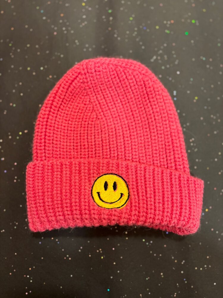 Atelier Pomme Atelier Pomme | ROCK THAT BEANIE - BLOWY BUBBLEGUM | SMILEY | 3-8Y Atelier Pomme Atelier Pomme | ROCK THAT BEANIE - BLOWY BUBBLEGUM | SMILEY | 3-8Y