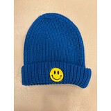 Atelier Pomme Atelier Pomme | ROCK THAT BEANIE - BLUE | SMILEY | 3-8Y Atelier Pomme Atelier Pomme | ROCK THAT BEANIE - BLUE | SMILEY | 3-8Y