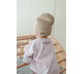 Atelier Pomme Atelier Pomme |  ROCK THAT BEANIE BEIGE | CROISSANT 1-3Y Atelier Pomme Atelier Pomme |  ROCK THAT BEANIE BEIGE | CROISSANT 1-3Y