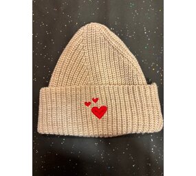 Atelier Pomme Atelier Pomme |  ROCK THAT BEANIE BEIGE | L AMOUR 1-3Y Atelier Pomme Atelier Pomme |  ROCK THAT BEANIE BEIGE | L AMOUR 1-3Y
