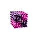 Magneet balletjes | 216 stuks 5mm | Lila + Pink Magneet balletjes | 216 stuks 5mm | Lila + Pink