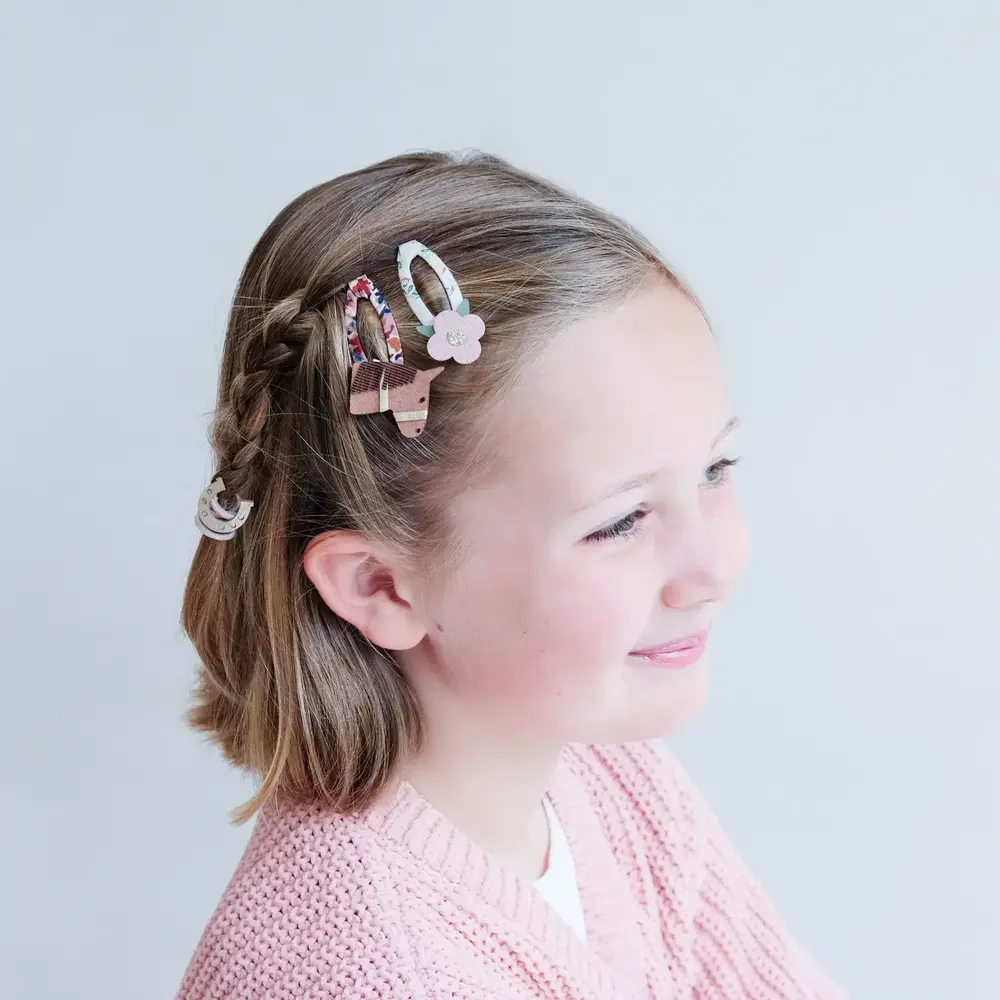 Mimi & Lula Mimi & Lula | Horse & flower clip set
