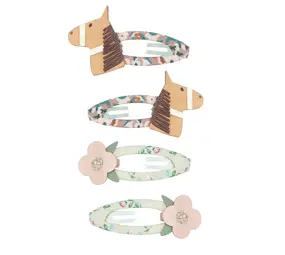 Mimi & Lula Mimi & Lula | Horse & flower clip set Mimi & Lula Mimi & Lula | Horse & flower clip set