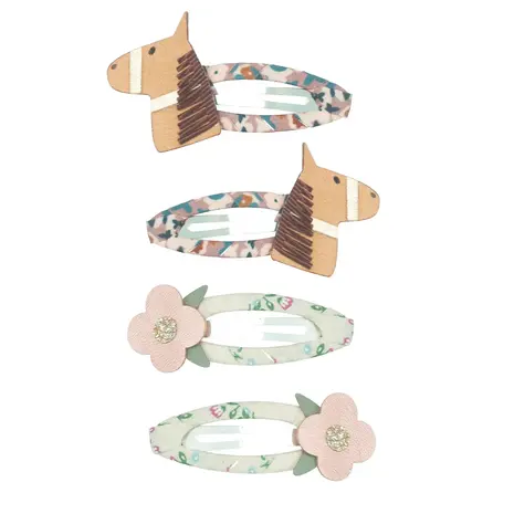 Mimi & Lula Mimi & Lula | Horse & flower clip set