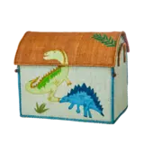 Rice Everyday Magic Rice | Middelgroot Raffia Opberghuis | Meerkleurig | Dinosaur Theme Rice Everyday Magic Rice | Middelgroot Raffia Opberghuis | Meerkleurig | Dinosaur Theme