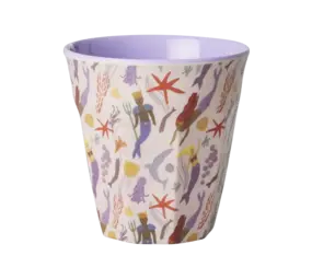 Rice Everyday Magic Rice | Middelgroot Kinderbeker | Lavendel | Mermaid Print Rice Everyday Magic Rice | Middelgroot Kinderbeker | Lavendel | Mermaid Print