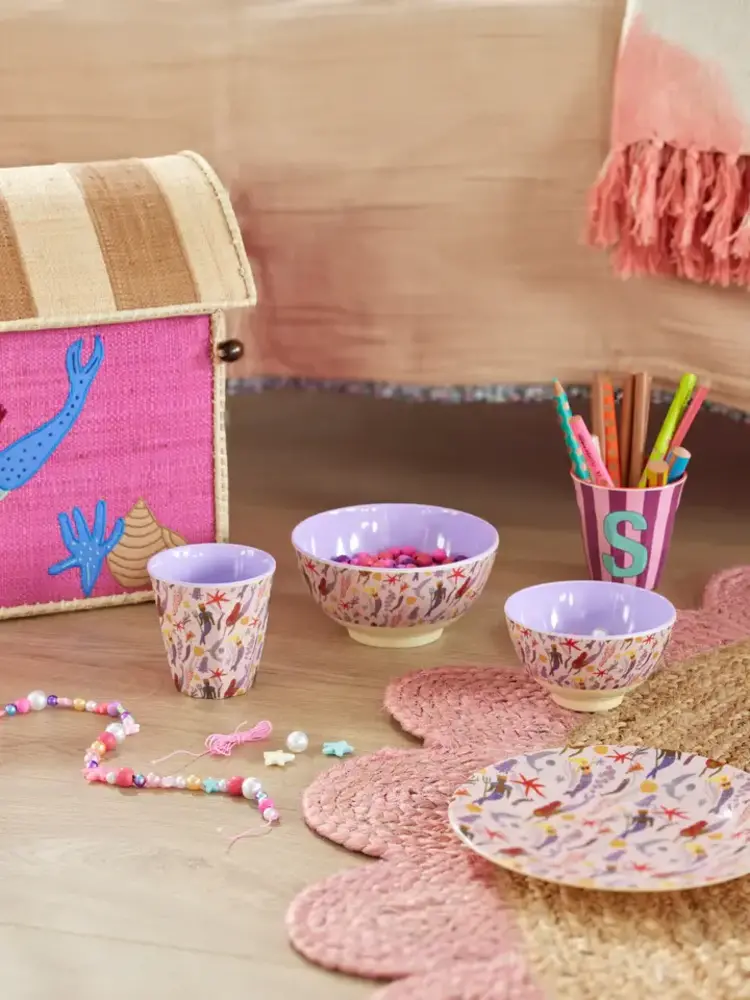Rice Everyday Magic Rice | Middelgroot Kinderbeker | Lavendel | Mermaid Print
