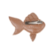 Donsje Amsterdam Donsje Amsterdam  | Gurt Hairclip | Gold Fish | Clay Metallic Leather