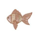 Donsje Amsterdam Donsje Amsterdam  | Gurt Hairclip | Gold Fish | Clay Metallic Leather Donsje Amsterdam Donsje Amsterdam  | Gurt Hairclip | Gold Fish | Clay Metallic Leather