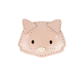 Donsje Amsterdam Donsje Amsterdam  | Blinc Clip | Cat | Rose Metallic Leather Donsje Amsterdam Donsje Amsterdam  | Blinc Clip | Cat | Rose Metallic Leather