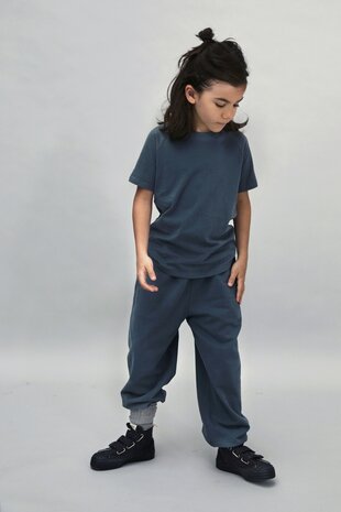 Gray Label Gray Label | Track Pants GOTS | Blue Grey