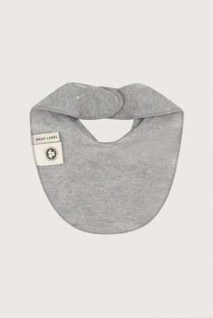 Gray Label Gray Label | Baby Bib GOTS | Grey Melange