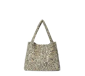 Studio Noos Studio Noos | Soft Cotton Leopard Mom Bag Studio Noos Studio Noos | Soft Cotton Leopard Mom Bag