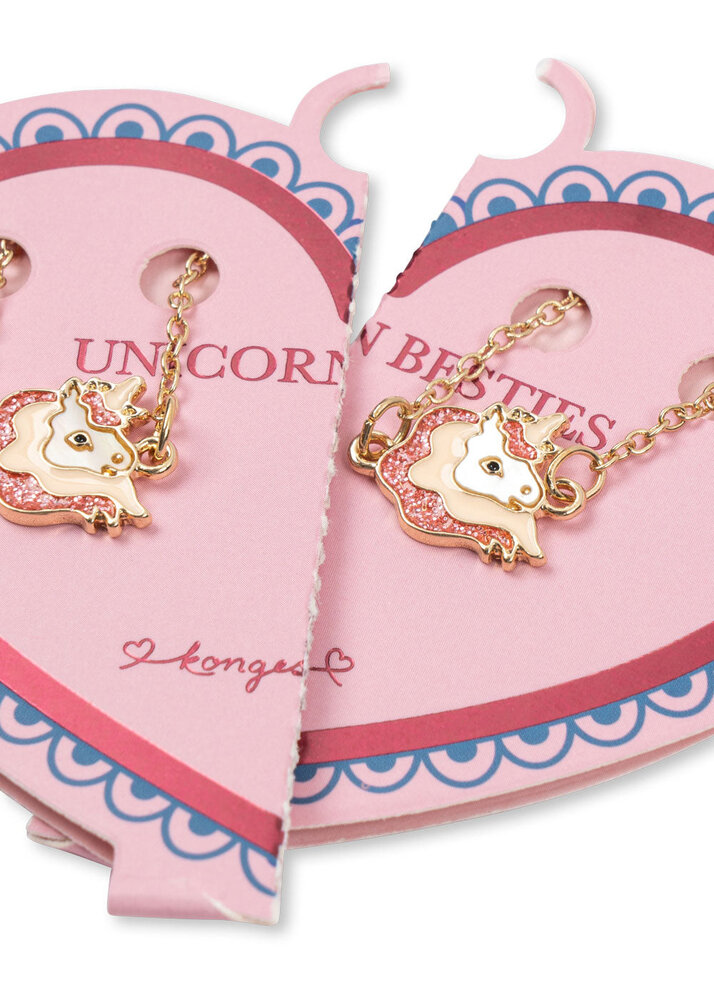 Konges Sløjd Konges Sløjd | 2 Pack Unicorn Bestie Bracelets | Gold