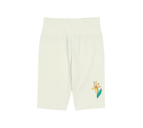 Jelly Mallow Jelly Mallow | Flower Knee-Length Leggings | Ivory Jelly Mallow Jelly Mallow | Flower Knee-Length Leggings | Ivory