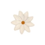 Donsje Amsterdam Donsje Amsterdam | Zaza Fields Hairclip | Daisy | Off White Leather Donsje Amsterdam Donsje Amsterdam | Zaza Fields Hairclip | Daisy | Off White Leather