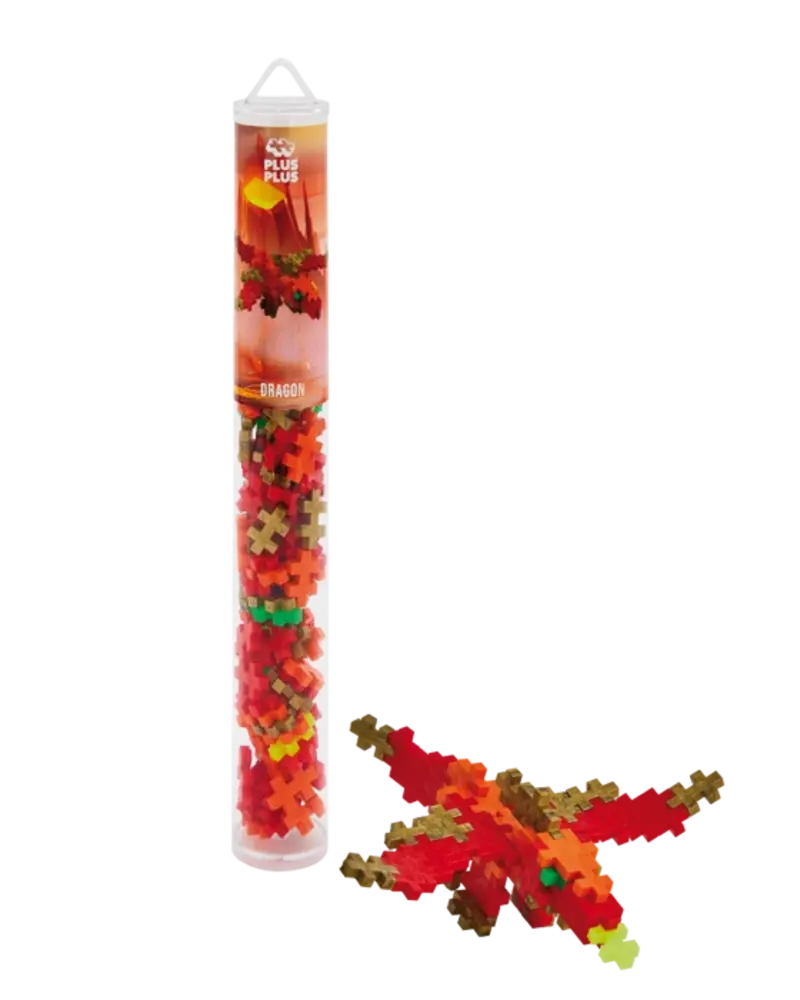 Plus Plus Plus - Plus | Tube draak 100 stuks Plus Plus Plus - Plus | Tube draak 100 stuks