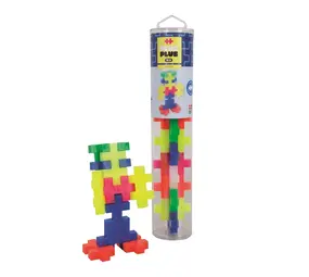 Plus Plus Plus - Plus | Tube neon big plus 15 stuks Plus Plus Plus - Plus | Tube neon big plus 15 stuks