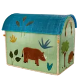 Rice Everyday Magic Rice | Groot Raffia Opberghuis | Pastel groen | Jungle Theme Rice Everyday Magic Rice | Groot Raffia Opberghuis | Pastel groen | Jungle Theme
