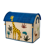 Rice Everyday Magic Rice | Middelgroot Raffia Opberghuis |  Zacht groen | Jungle Theme Rice Everyday Magic Rice | Middelgroot Raffia Opberghuis |  Zacht groen | Jungle Theme