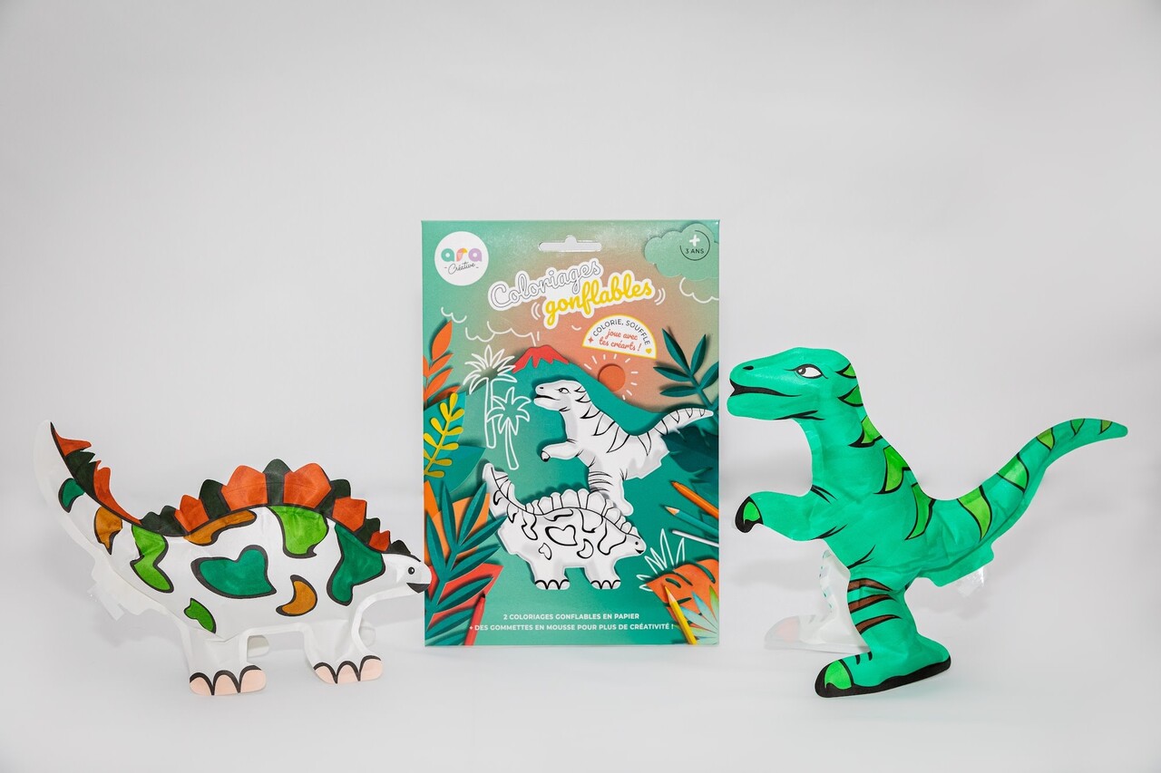 Ara creative Ara Creative | Opblaasbare kleurplaten | Dino’s