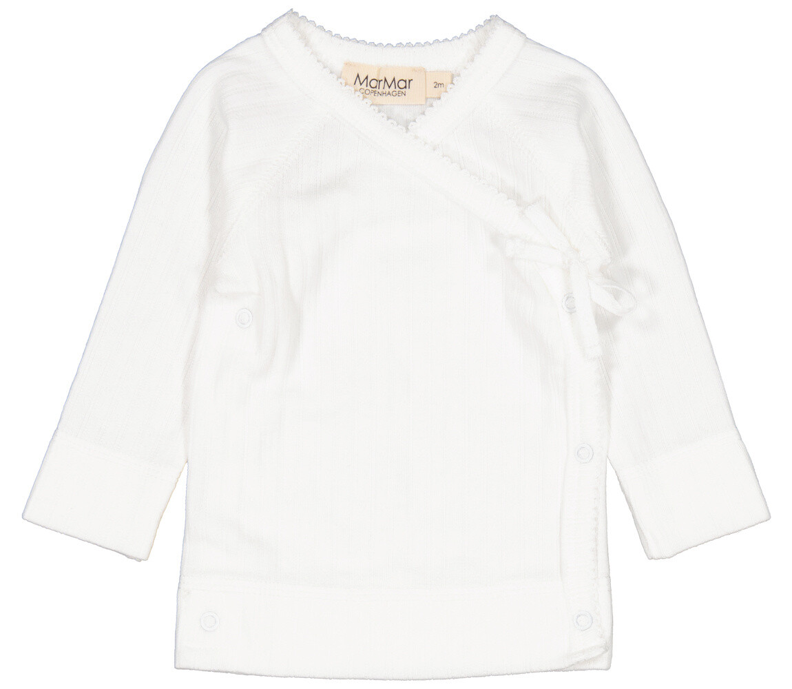 MarMar Copenhagen MarMar Copenhagen | Tut Wrap LS | Modal Pointelle | Gentle White