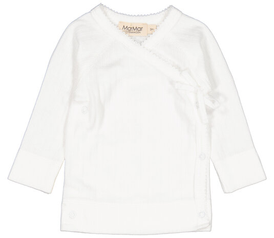MarMar Copenhagen MarMar Copenhagen | Tut Wrap LS | Modal Pointelle | Gentle White