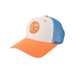 Lil ' Boo | Lil' Boo Trucker Cap - Blue/Orange | Blue/Red/White Lil ' Boo | Lil' Boo Trucker Cap - Blue/Orange | Blue/Red/White