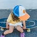 Lil ' Boo | Lil' Boo Trucker Cap - Blue/Orange | Blue/Red/White