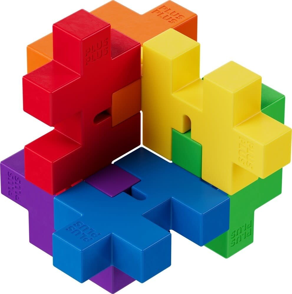 Plus Plus Plus -  Plus | Hexel spectrum 6 stuks Plus Plus Plus -  Plus | Hexel spectrum 6 stuks
