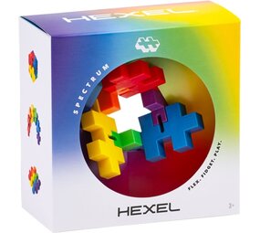 Plus Plus Plus -  Plus | Hexel spectrum 6 stuks Plus Plus Plus -  Plus | Hexel spectrum 6 stuks